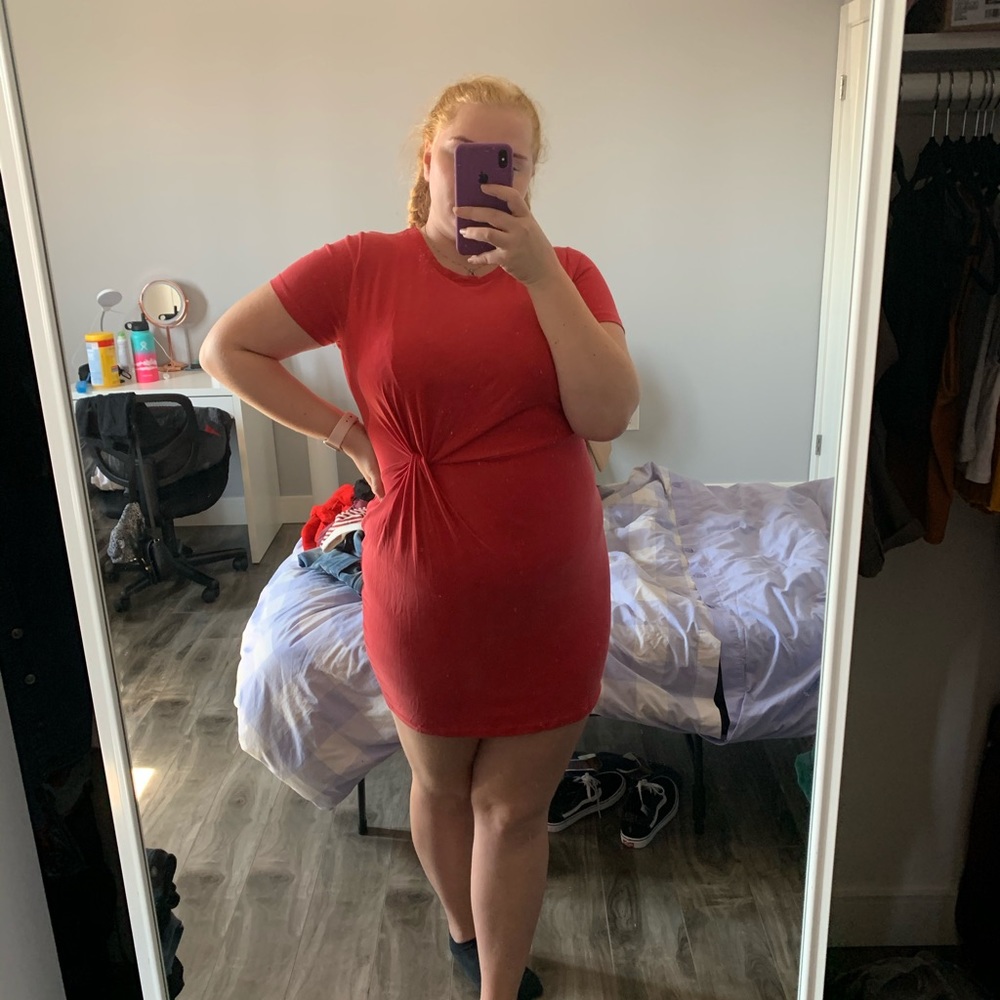 Red dress